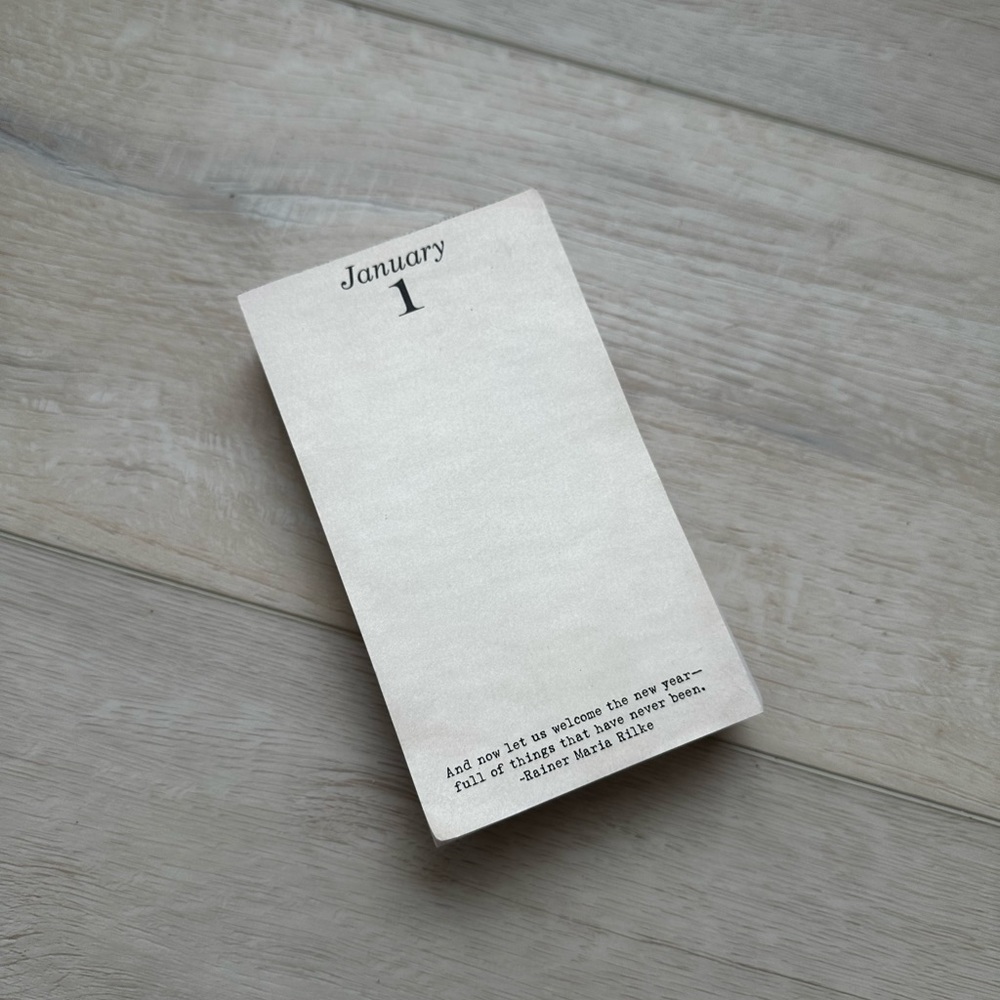 Paper Source | Paper Flip Notepad Calendar with Quotes